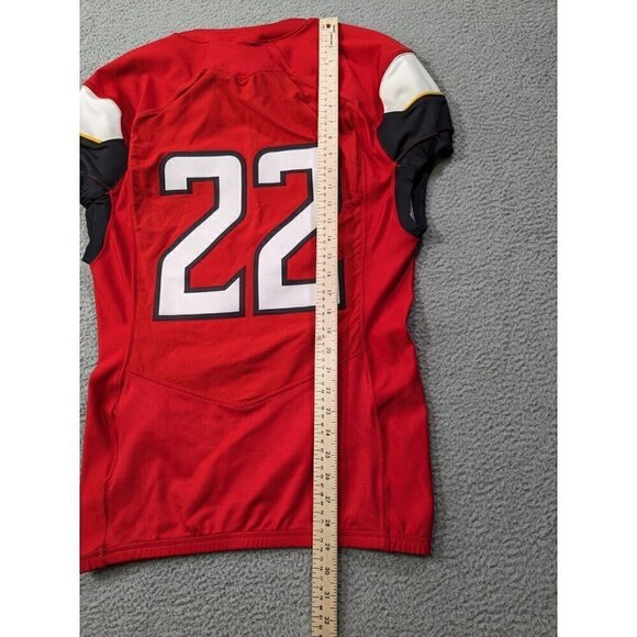 Under Armour Maryland Football Jersey Large Armourgrid Outlaw Custom Red #22 - Picture 9 of 16